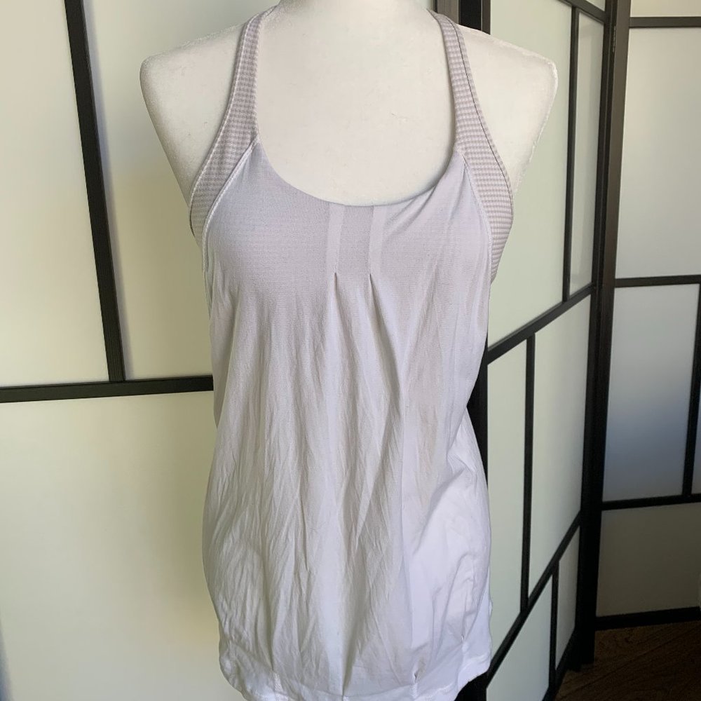 Lululemon Off White Tank Size 8